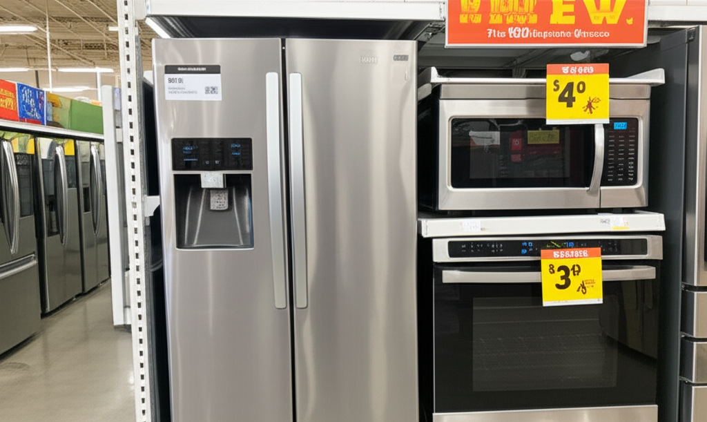 Generate a high-quality, relevant image prompt for an article about: Big Lots Appliances: Proven Val
