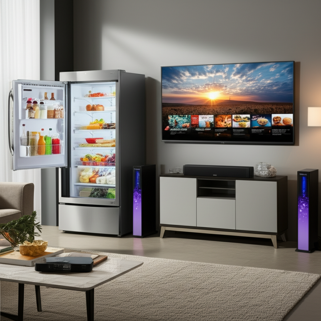 Generate a high-quality, relevant image prompt for an article about: Conn Appliances: Your Genius, E