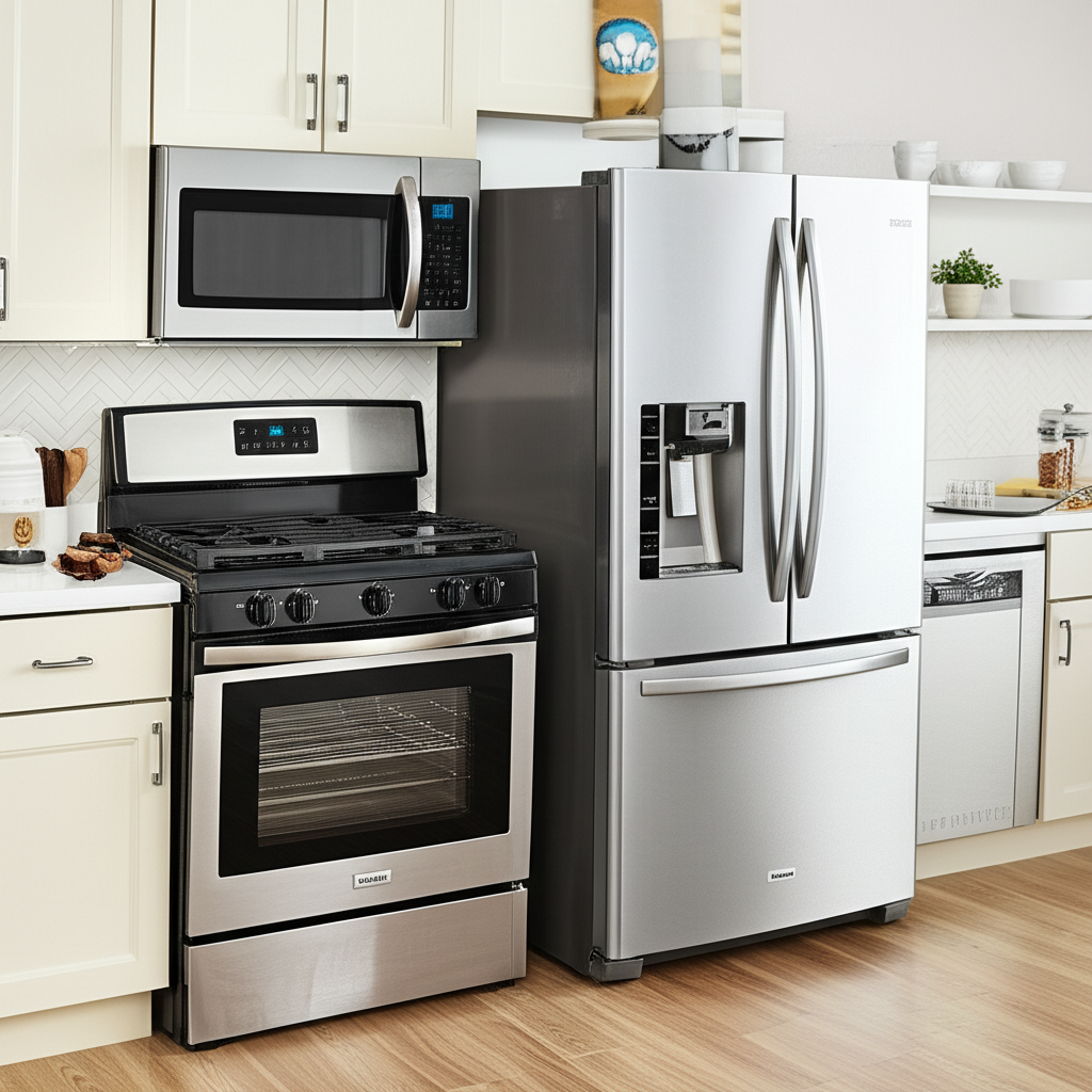 Generate a high-quality, relevant image prompt for an article about: Who Makes Hotpoint Appliances?