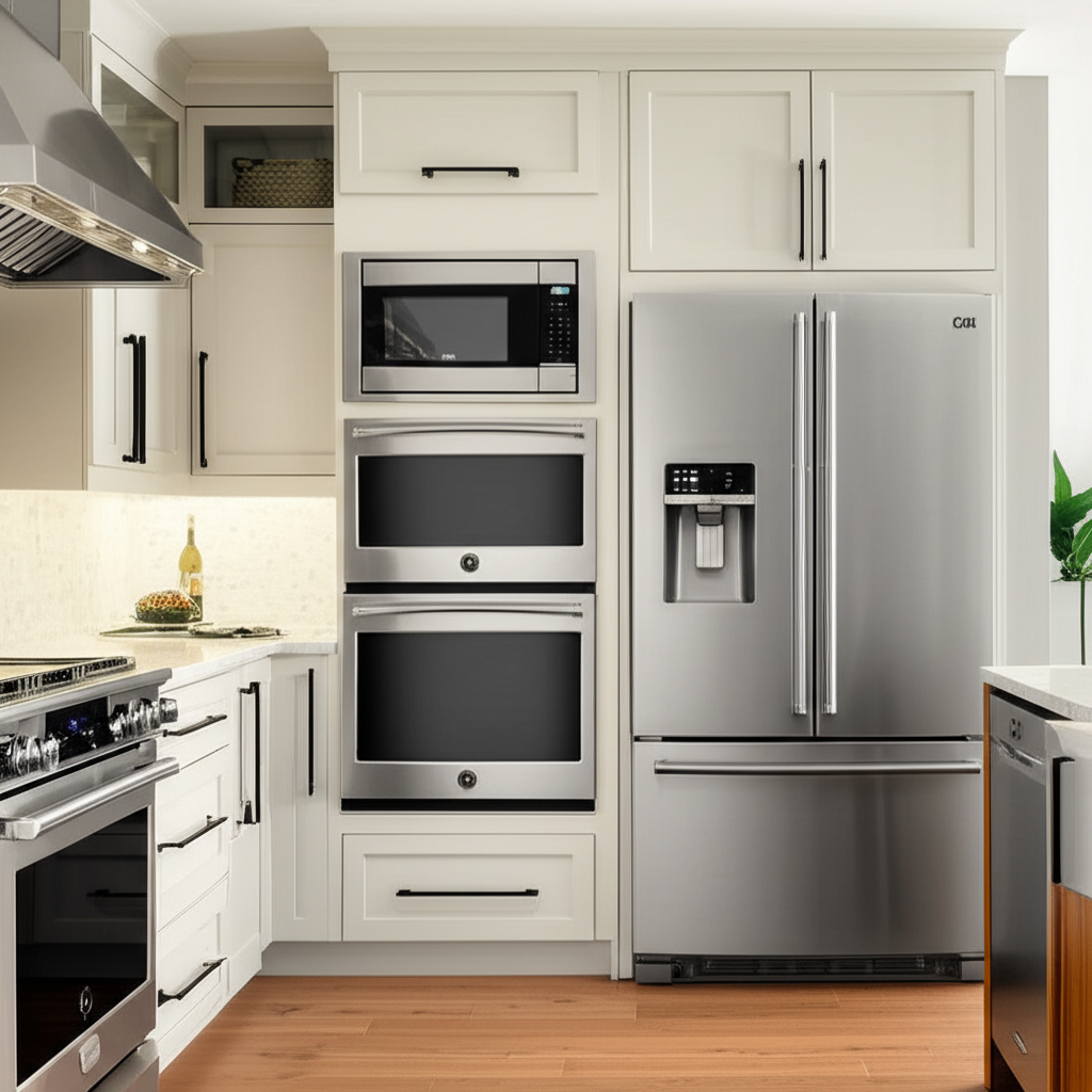 Generate a high-quality, relevant image prompt for an article about: Cafe Appliances Package: Genius