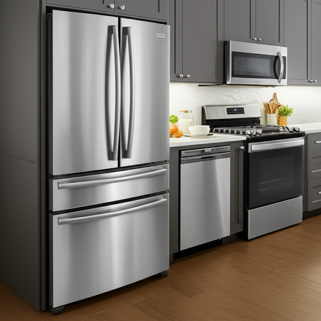 Generate a high-quality, relevant image prompt for an article about: Cocca’s Appliances: Genius & Ef